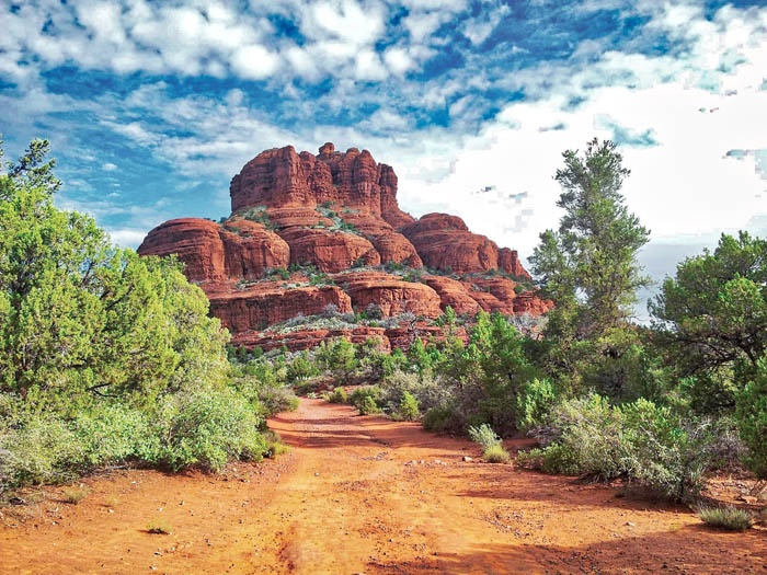 Rock formation in Sedona, AZ